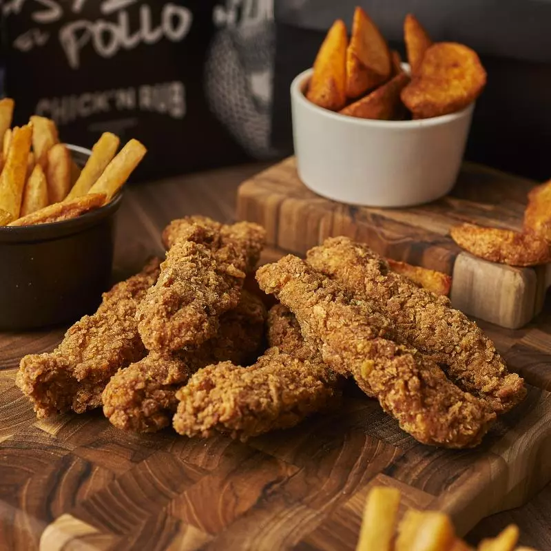 Tenders x20 con 4 Salsas