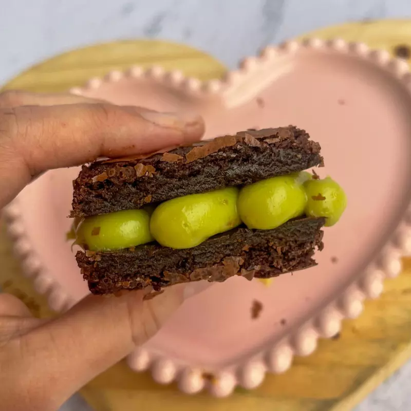 Sandubrownie de Pistache