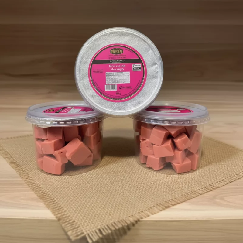 Tropical Pedaços Pote Morango 400g