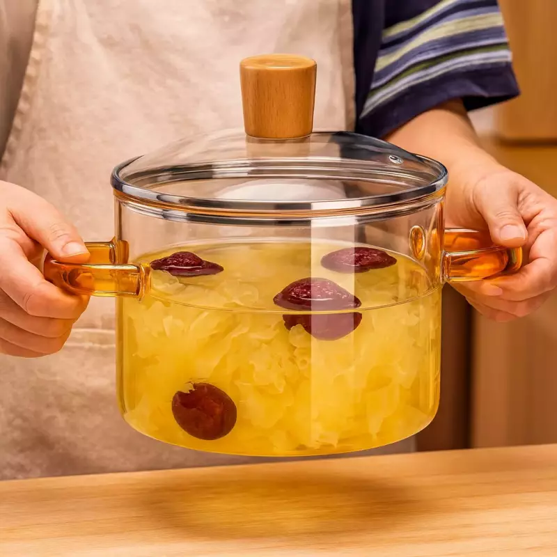 OLLA DE VIDRIO DE BOROSILICATO