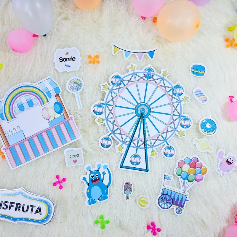 Espaldar figuras niños