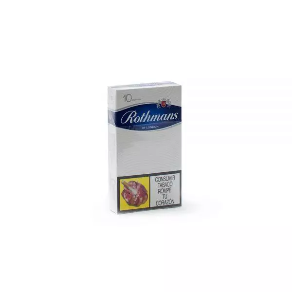 Cigarrillo Rothmans blanco