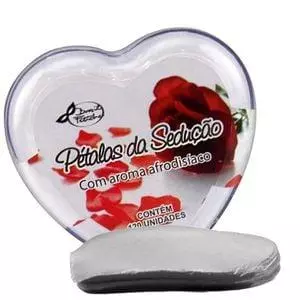 CORAÇÃO ACRÍLICO PÉTALAS BRA 120 UN