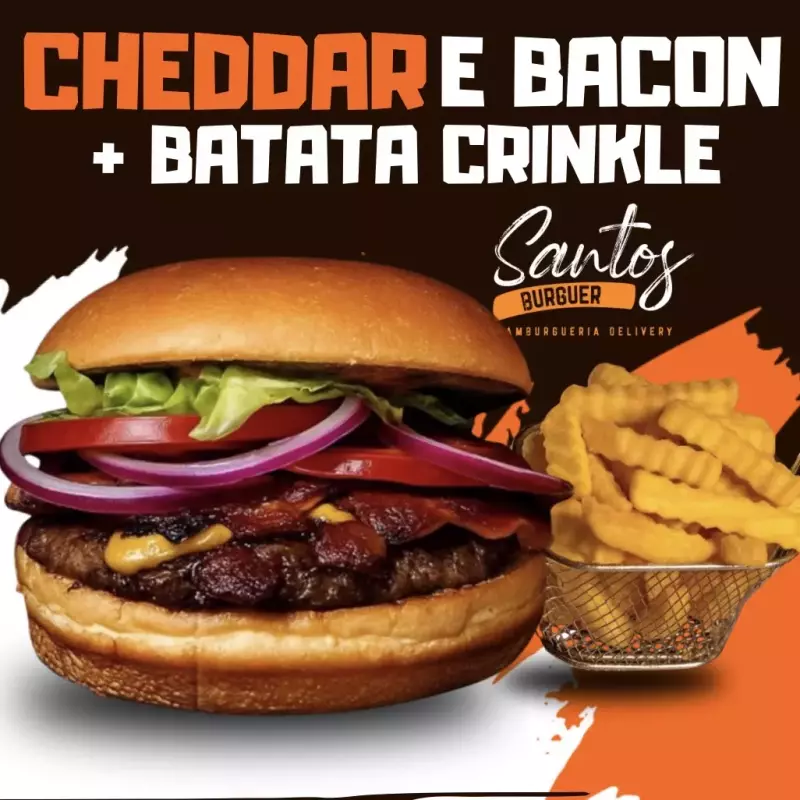CHEDDAR BACON + FRITAS (P)