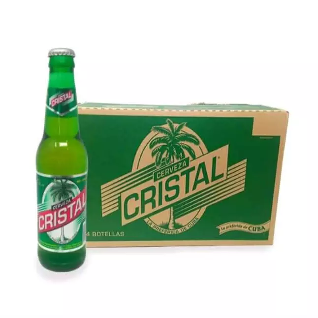 Cerveza cristal botella 24u