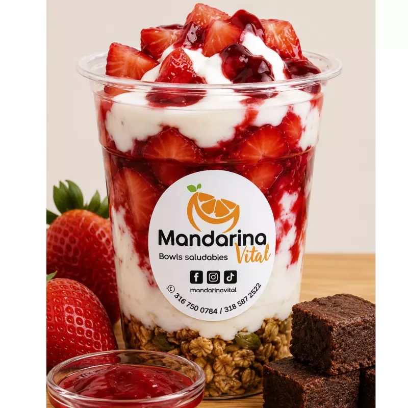 Vaso Parfait Fresa