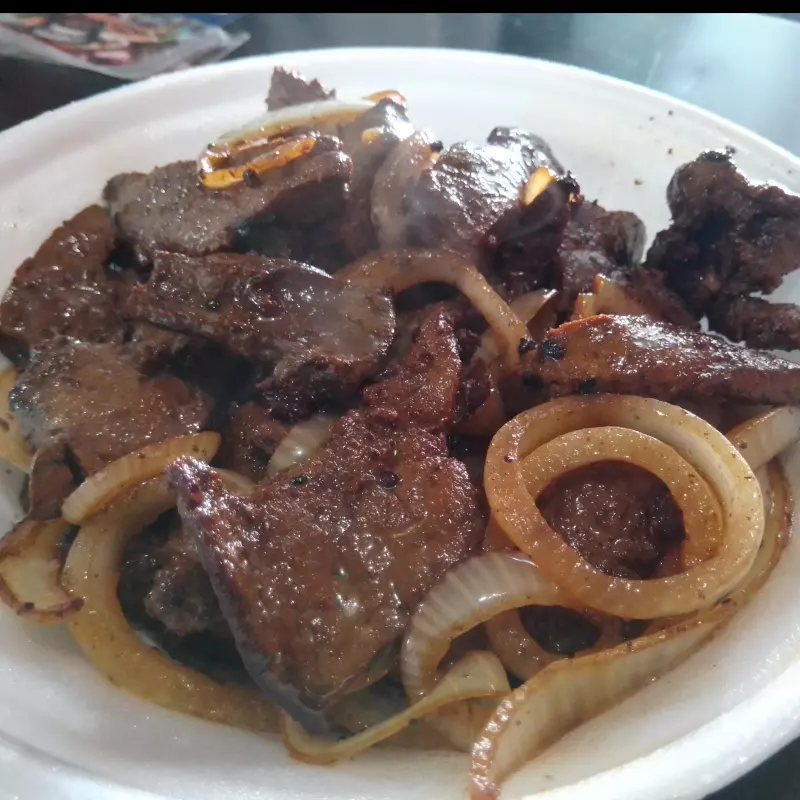 Porção de Bife de Fígado