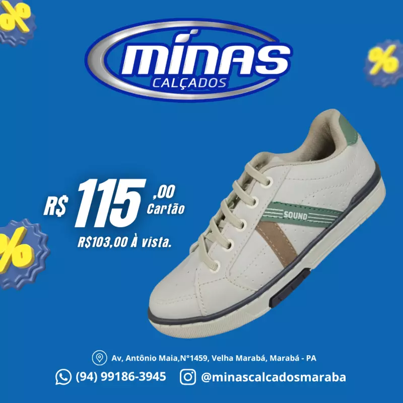 Sapatênis Off White RF:KE268