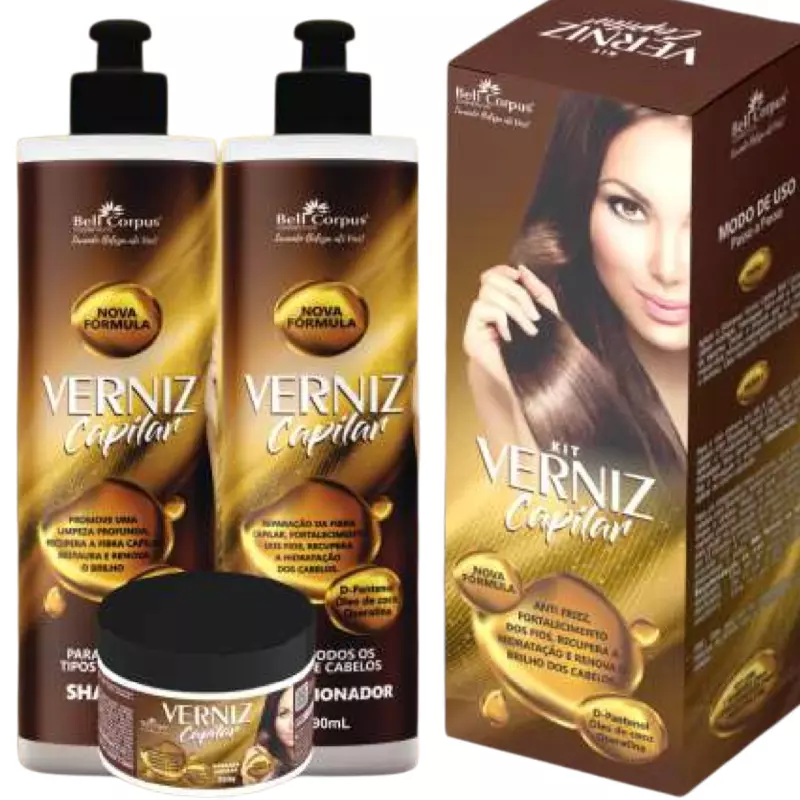 Kit Capilar Verniz 3x1
