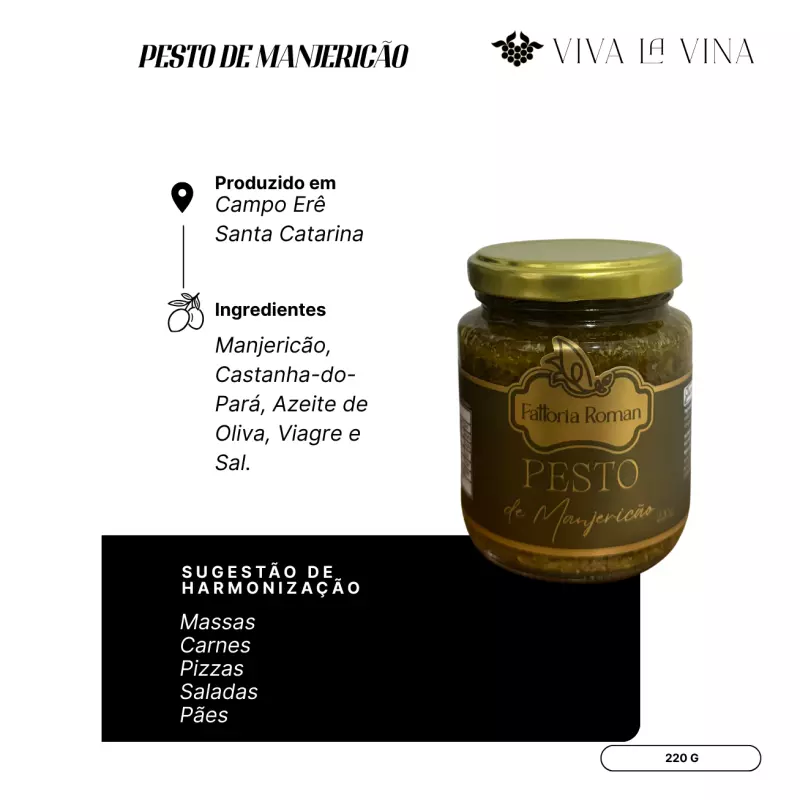 Pesto de Manjericão