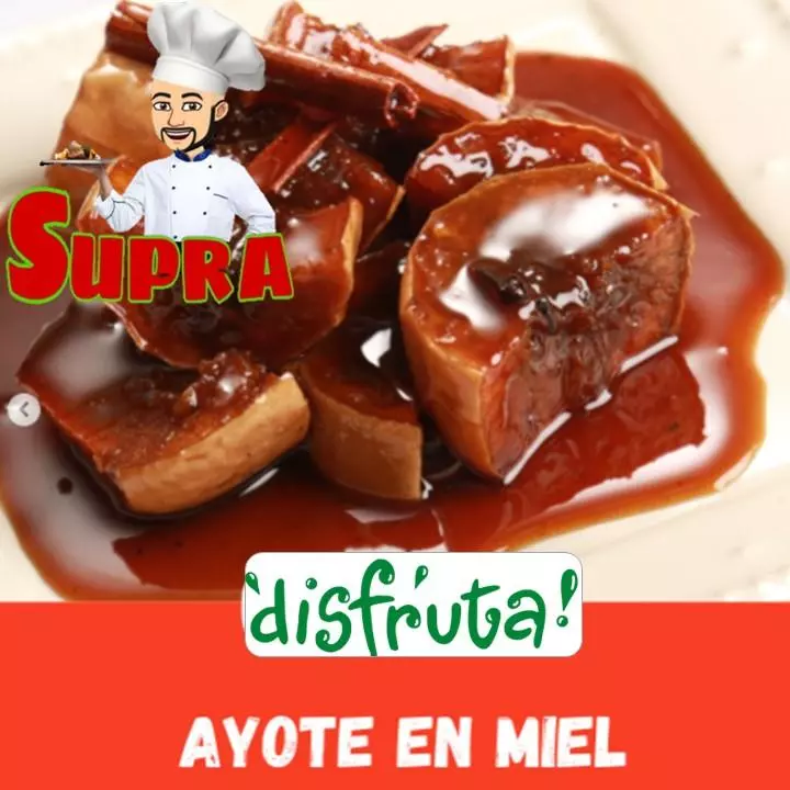 Ayote en Miel bandeja