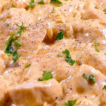 Pollo a la crema