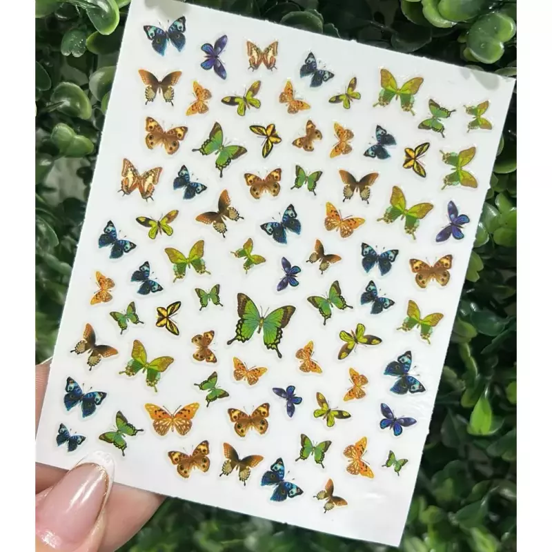 Cartela Adesivos Borboletas N-101