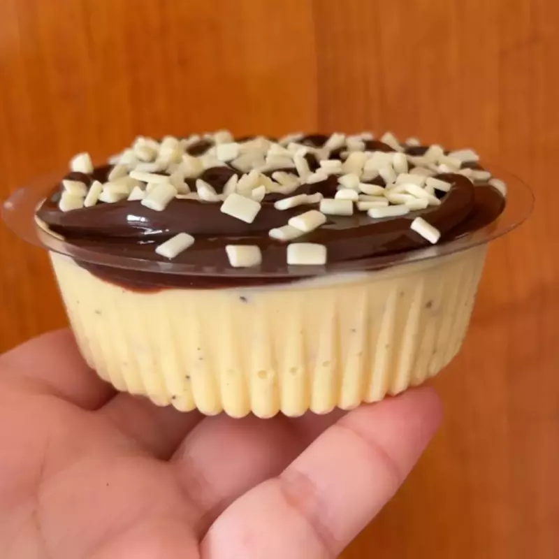 Mousse de Maracujá com Chocolate