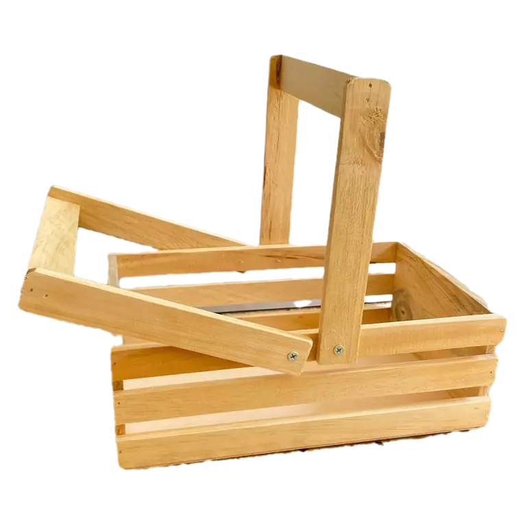 Caja madera cargadera doble