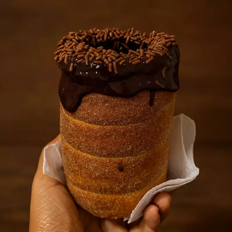 Trudel de Chocolate Meio Amargo