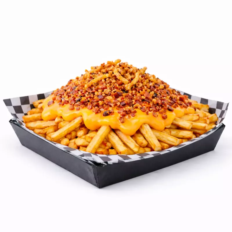 PAPAS MEDIANAS Chedd-Panceta-Crispy