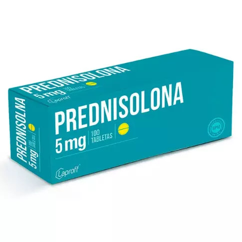 PREDNISOLONA 5MG 100 TABLETAS