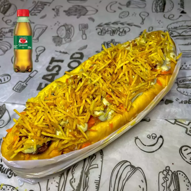 Cachorro Quente Completo + Refri