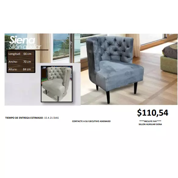 SIENA SILLON AUXILIAR