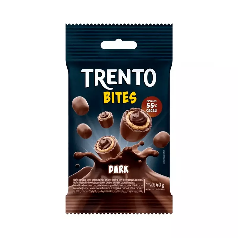 Trento Bites Dark 40G