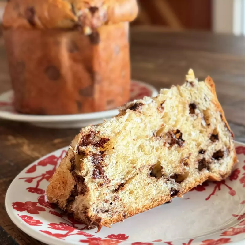 Chocottone 220 gr, sem cobertura.