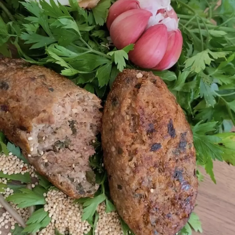 Quibe de quinoa