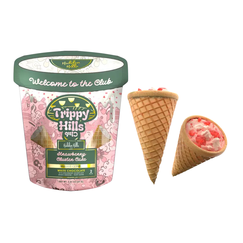 Strawberry Cluster Cake