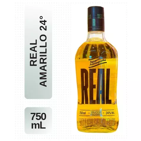 Aguardiente Real 24° botella 750mL