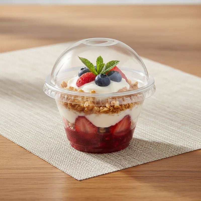 1901 VASO PET 4 OZ TAPA DOMO