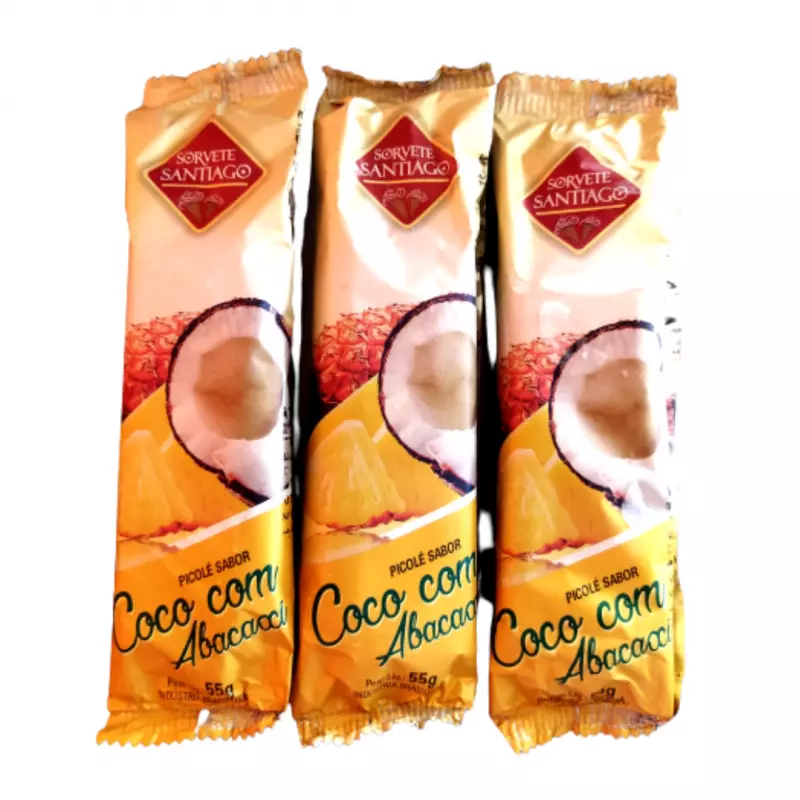 Picolé # Coco com Abacaxi
