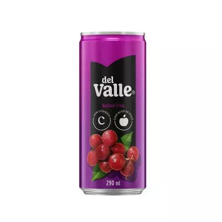 Del Vale Néctar Uva Lata C/6 un
