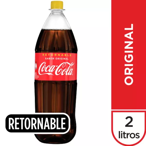 Coca cola 2 litros retornable