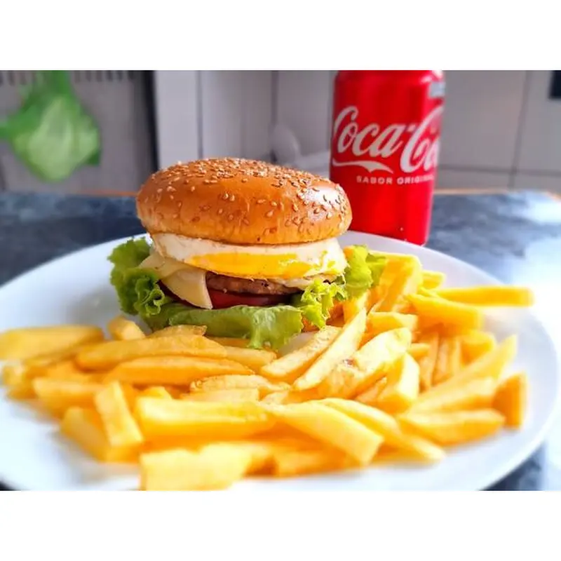 X-Egg + Fritas +Bebida 350ml