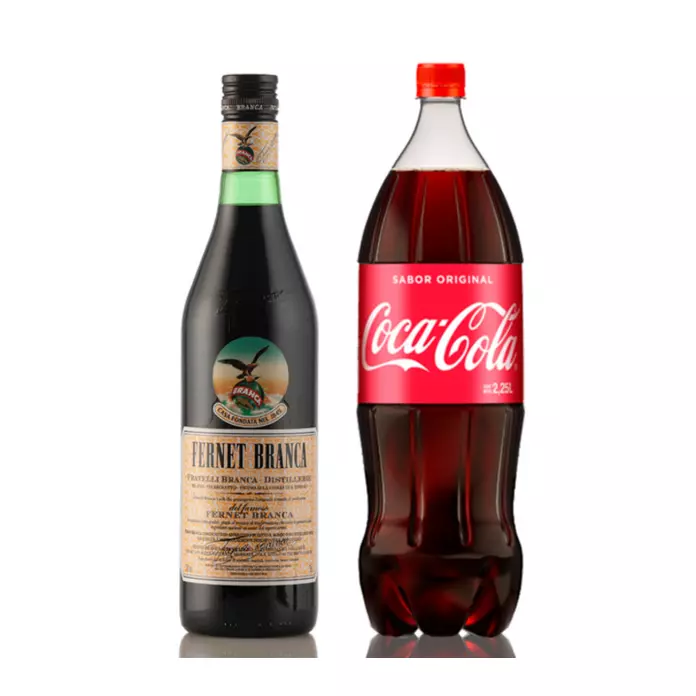 Fernet Branca 750ml + Coca 2.25Lts