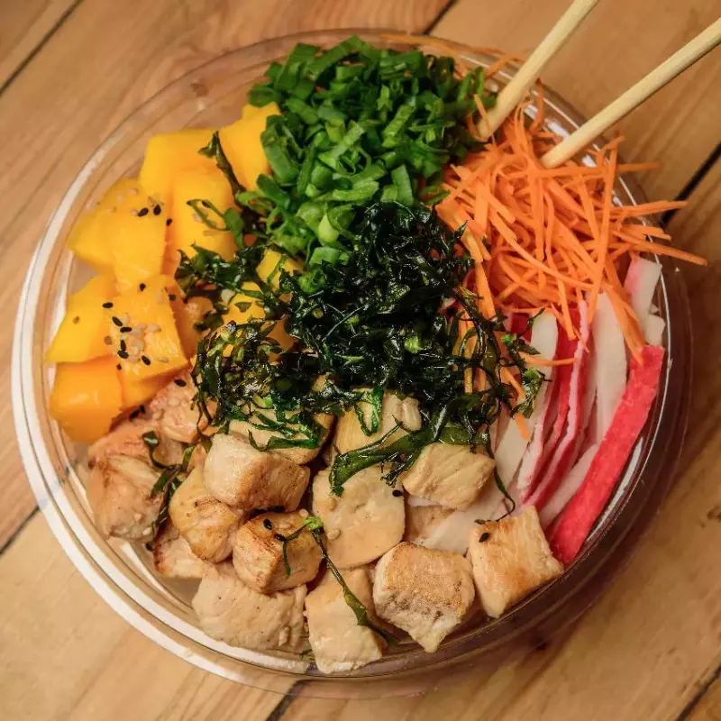 poke frango