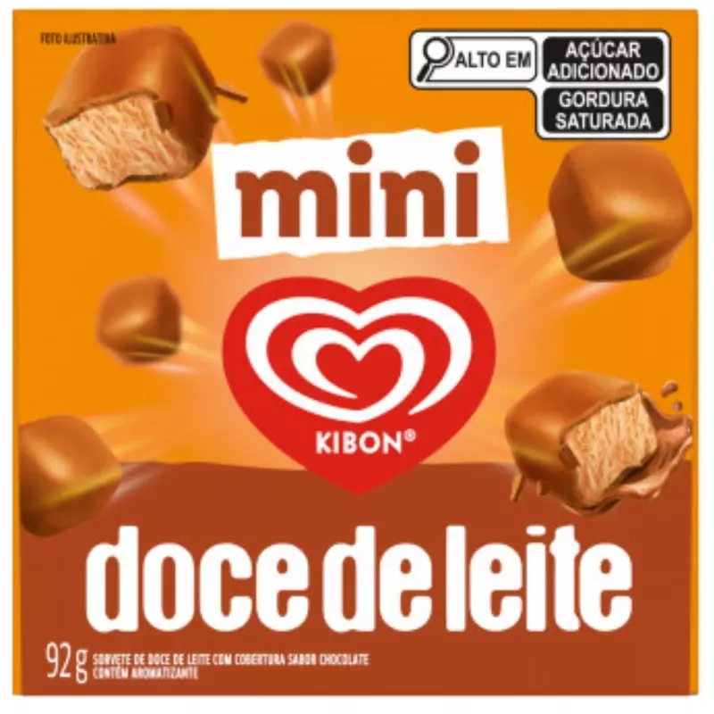 Bombom Gelado Mini Doce de Leite 92g
