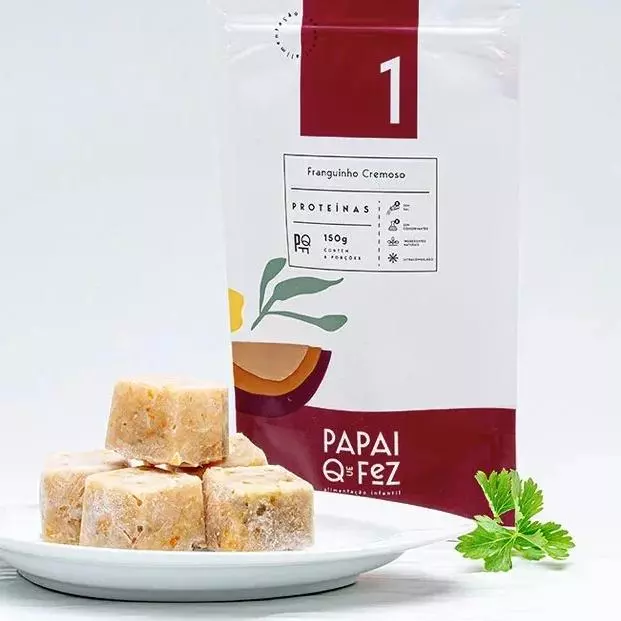 Frango cremoso +6m