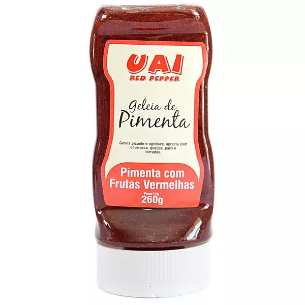 Geleia de pimenta frutas vermelhas