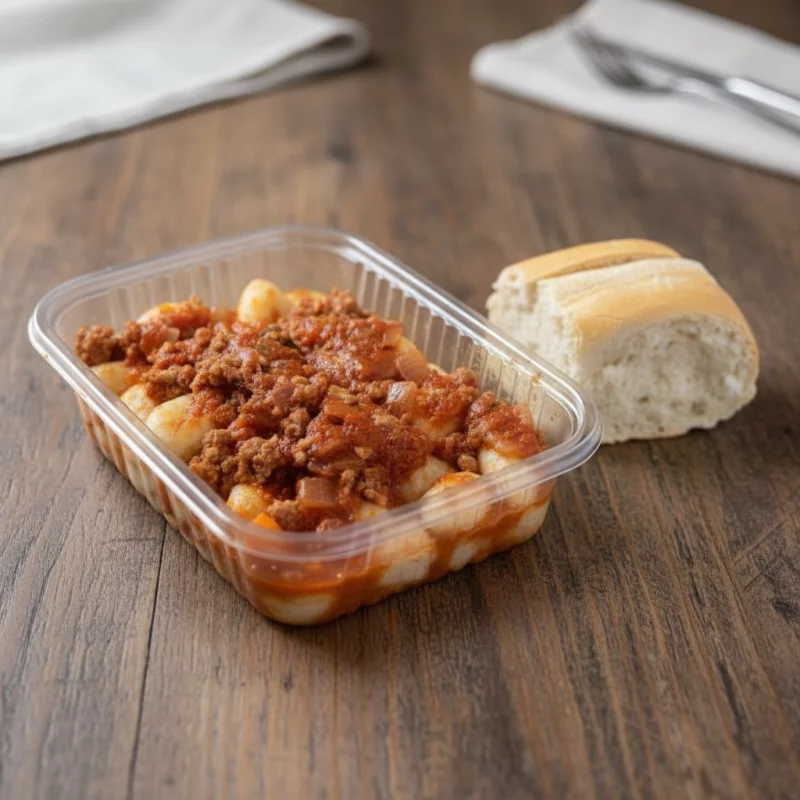 Ñoquis con bolognesa