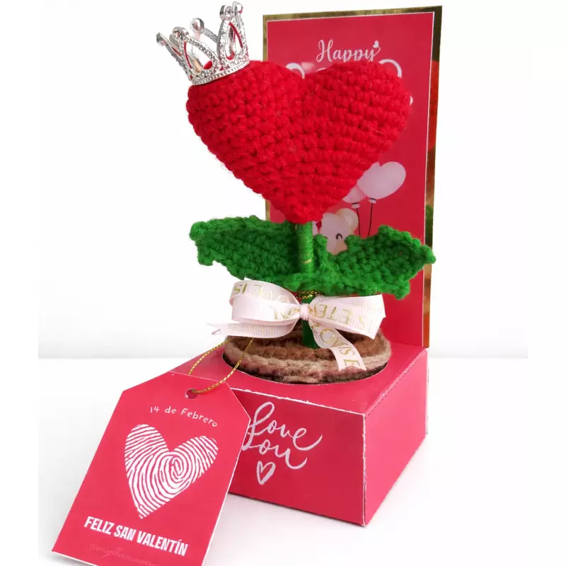 Maceta en forma de corazón ♡