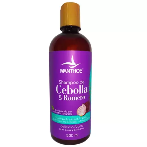 SHAMPOO DE CEBOLLA  MANTHOE 500ML