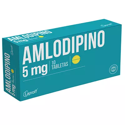AMLODIPINO 5MG 10 TABLETAS