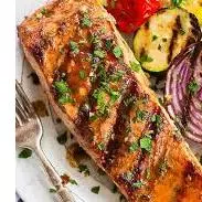 Peixe Grelhado Com Arroz Cremoso