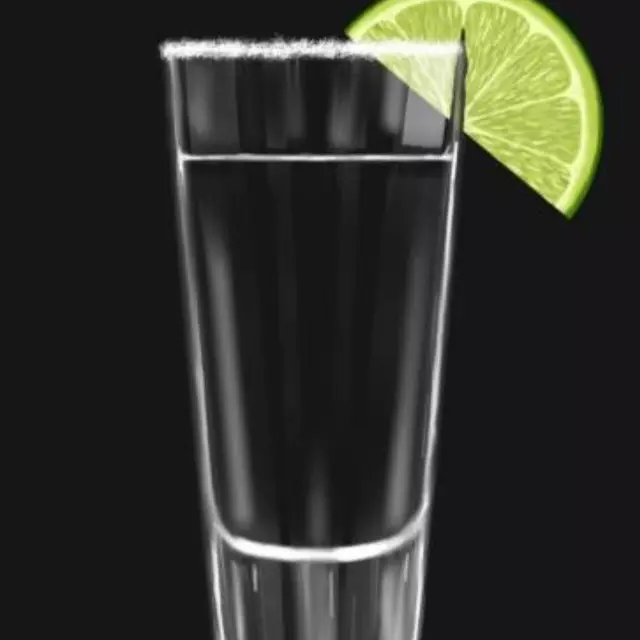 Shot tequila