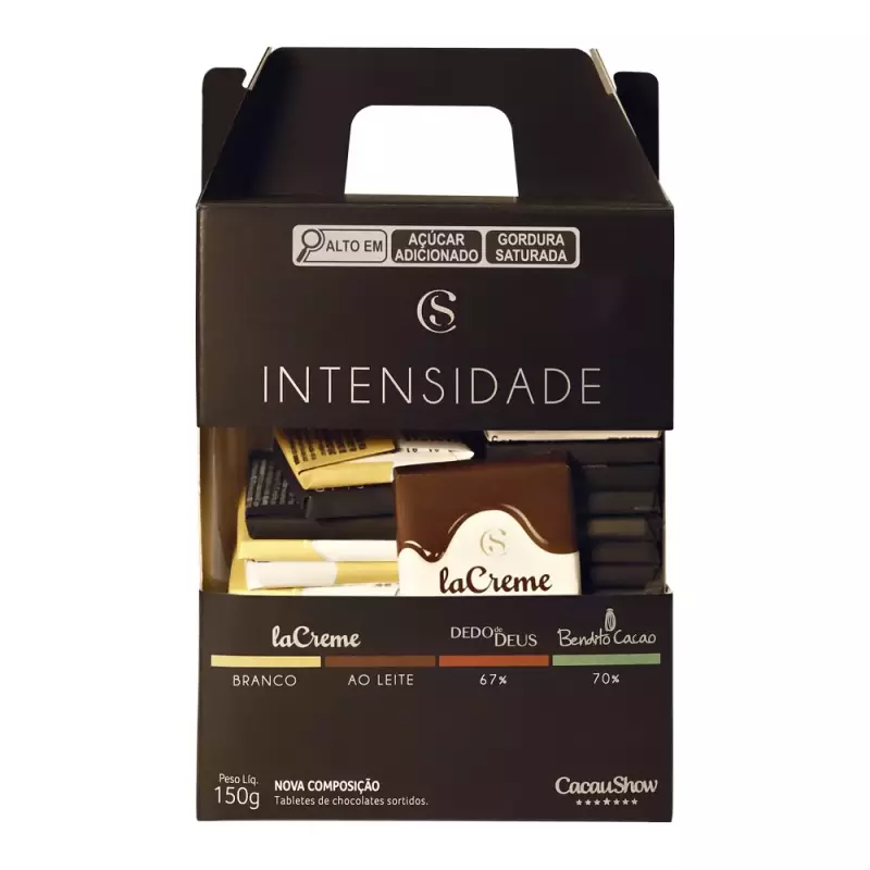 Caixa de Tabletes Intensidade 150g