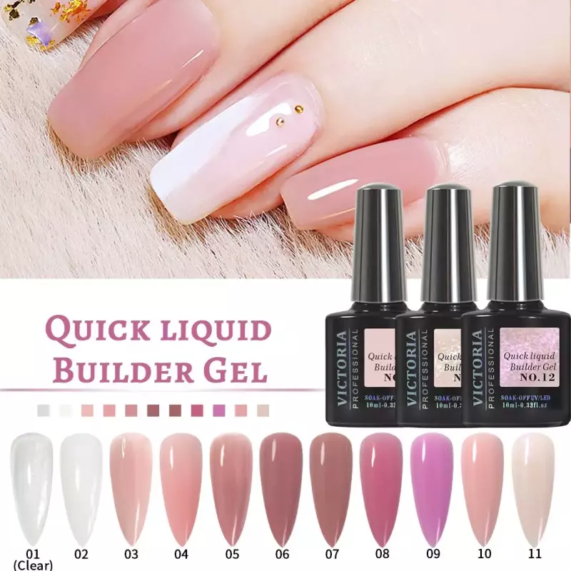 Quick liquid builder gel