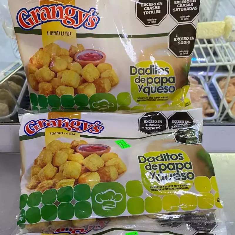 Daditos de papa y queso