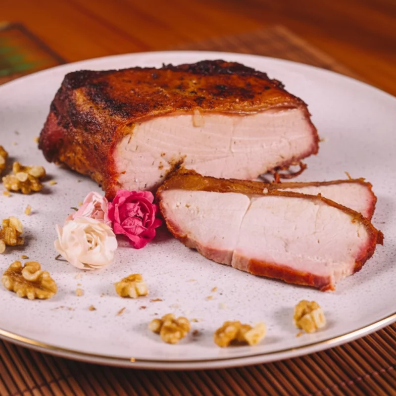 Picanha suína defumada 700g
