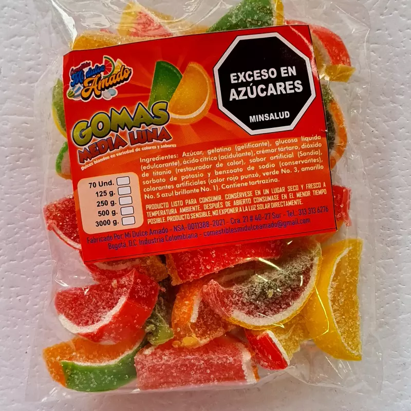 GOMA CASCO DE NARANJA